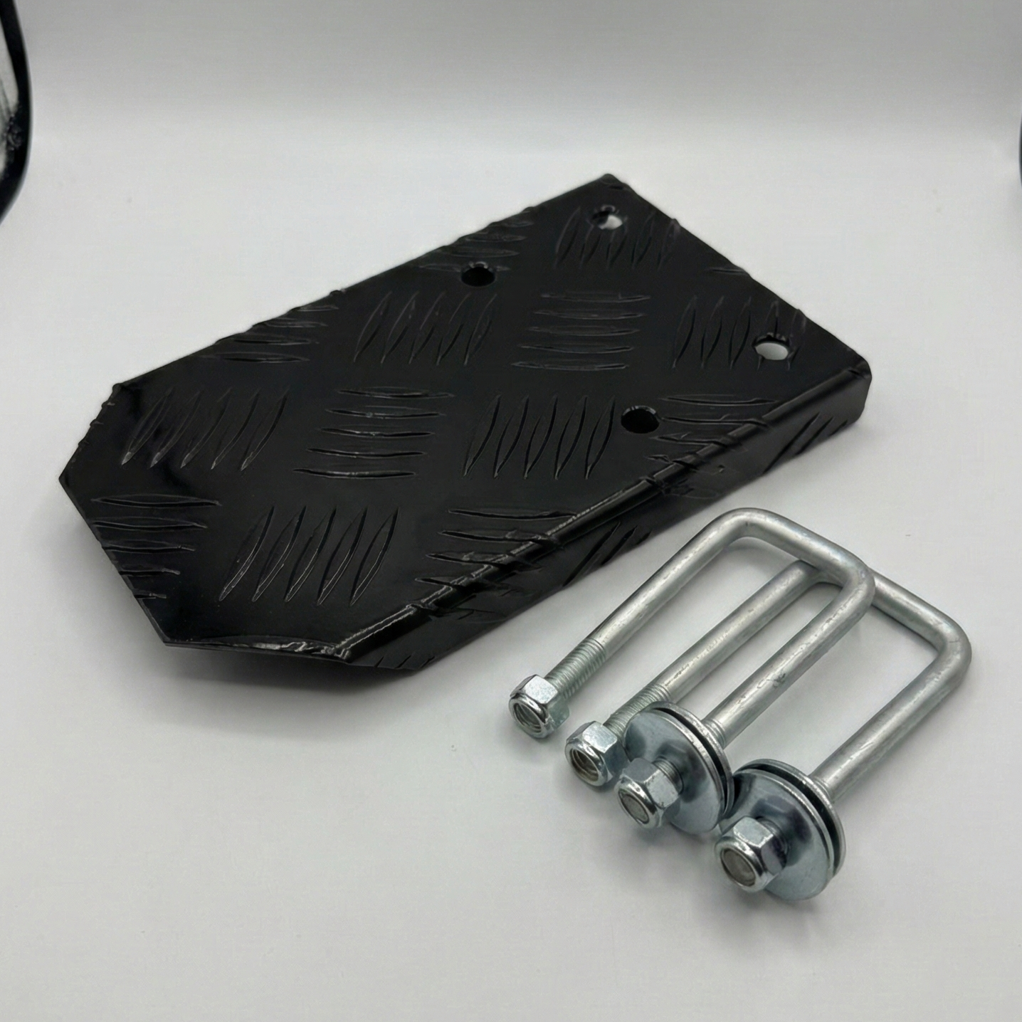 【デッドストック】アルミサイドステップ　ブラックアルマイト